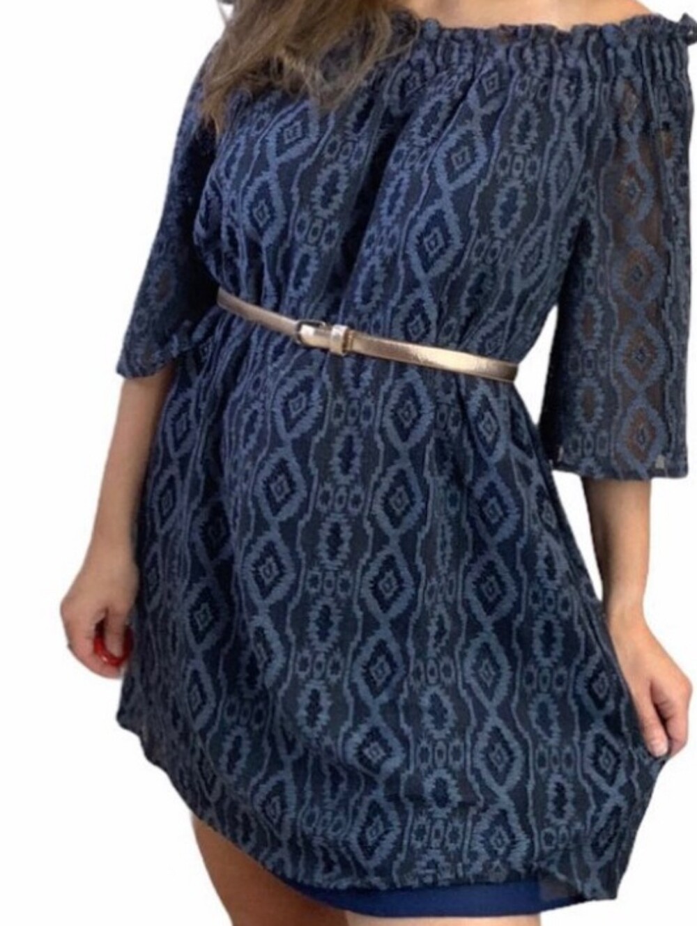 Michael Kors Off Shoulder Lace Dress
